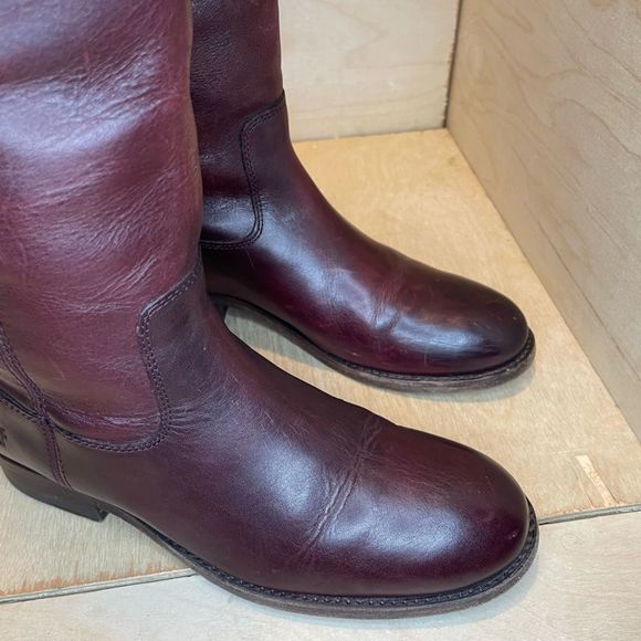 FRYE Melissa Button 2 Redwood Boots - Picture 10 of 11